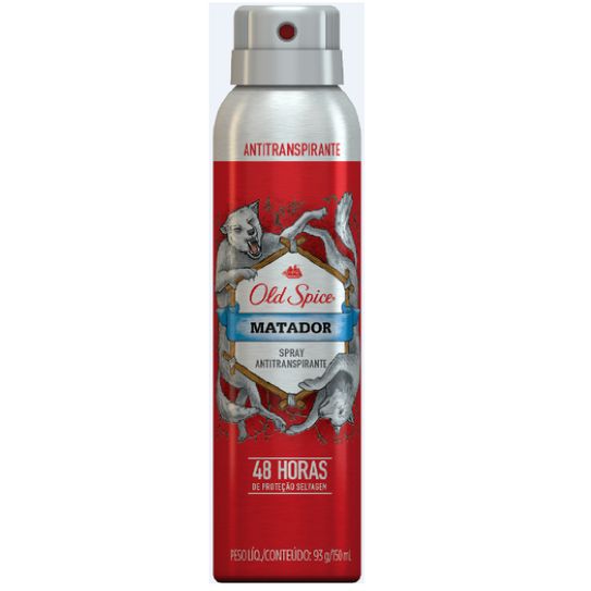 Desodorante Spray Antitranspirante Old Spice Matador 93g