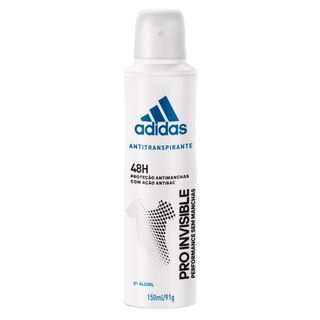 Desodorante Spray Masculino Adidas - Pro Invisible 150ml