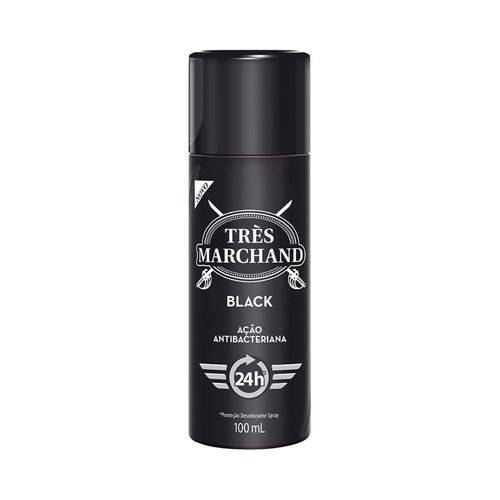 Desodorante Spray Très Marchand 24H - Black 100Ml