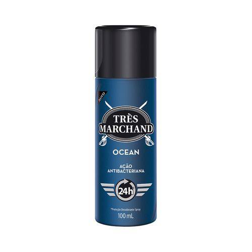 Desodorante Spray Très Marchand 24H - Ocean 100Ml