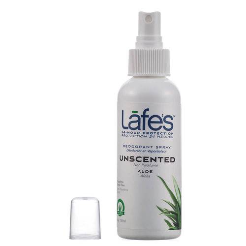 Desodorante Spray Unscented Sem Fragrância 118ml – Lafe’s