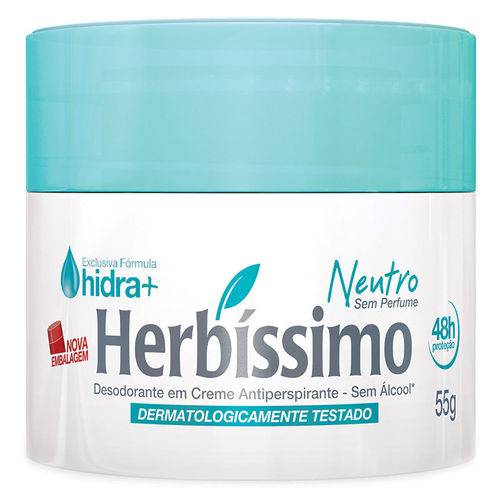 Desoorante Creme Herbissimo Neutro 55g