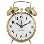 Despertador Herweg 2370 Dourado Picoteado Vintage Relógio