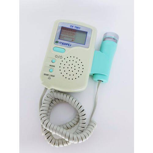 Detector Fetal Monitor Doppler Df-7001-d + Carregador Bateria 9v - Medpej