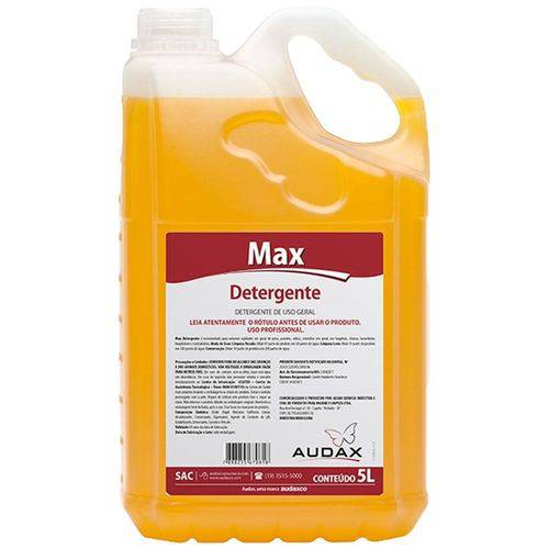 Detergente Concentrado Audax Max Detergente 5l