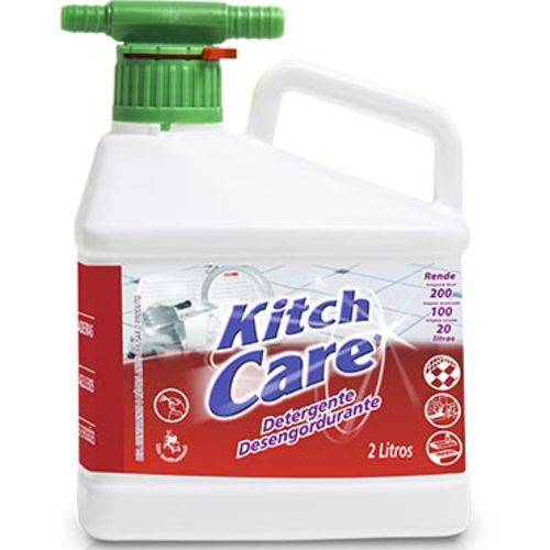 Detergente Desengordurante Kitch Care Oleak 2 Litros