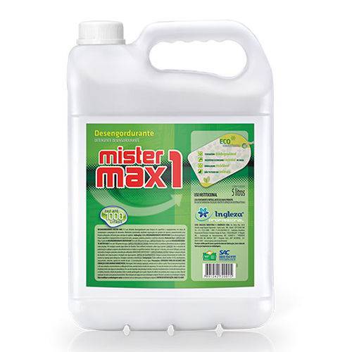 Detergente Desengordurante Mr Max1 Ingleza 5 Litros