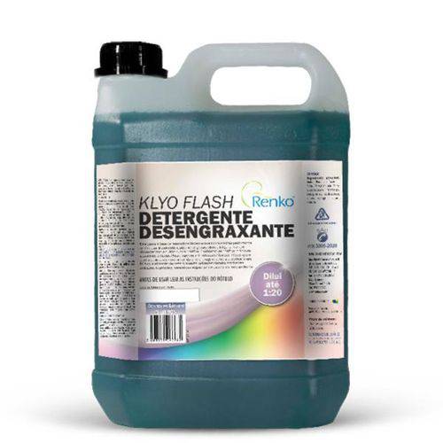 Detergente Desengraxante Klyo Flash 5l Renko