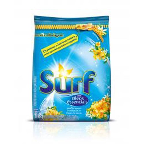 Detergente em Pó Surf Hort Flor Branco Sache 1kg