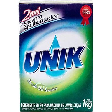 Detergente em Pó Unik 1kg