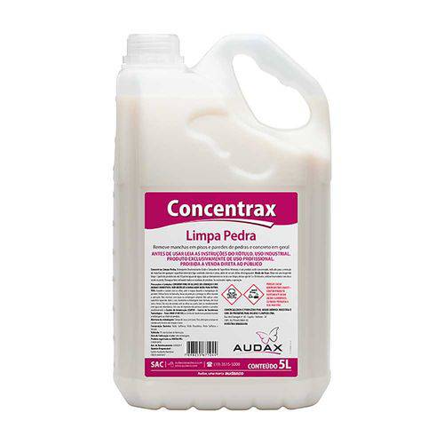 Detergente Limpa Pedra Concentrax 5 Litros Audax