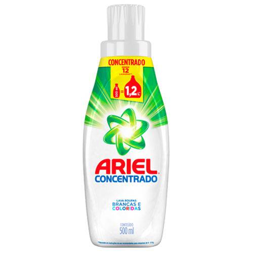 Detergente Liquido Ariel Concentrado 500ml