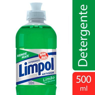Detergente Líquido Limpol Limão 500ml