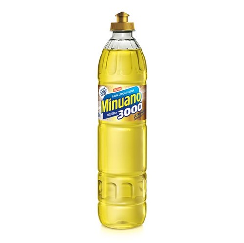 Detergente Liquido Minuano 3000 500ml Neutro
