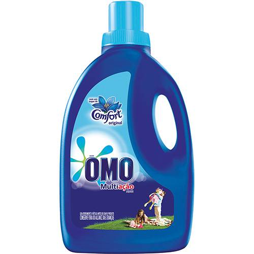 Detergente Líquido Omo Multiação com Toque Comfort Original 3l