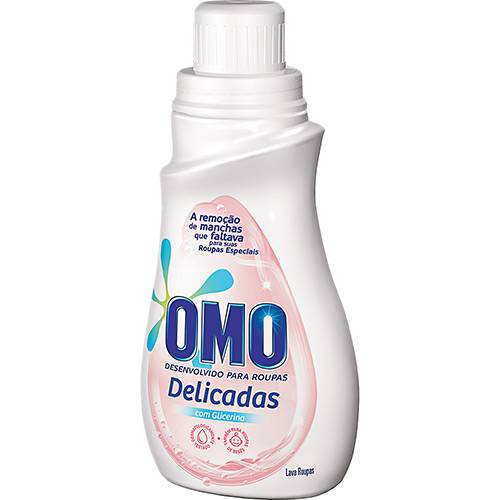 Detergente Líquido Omo Roupas Delicadas 500ml