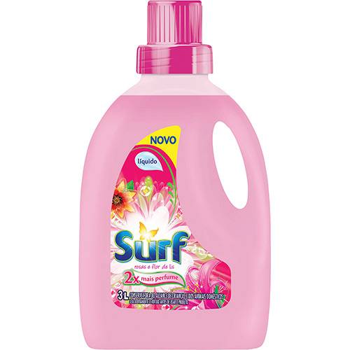 Detergente Líquido Surf Rosas e Flor de Lis 3l