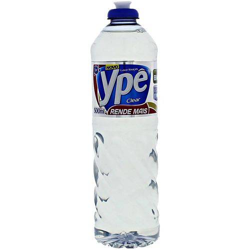 Detergente Liquido Ypê Clear 500ml C/5