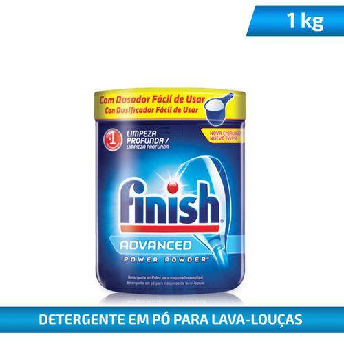 Detergente para Máquinas de Lavar Louças Finish Power Powder 1 Kg