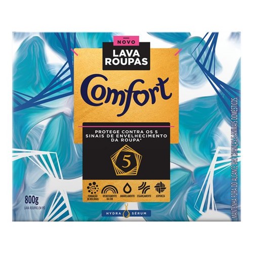 Detergente Pó Comfort 800g Hydra Serum