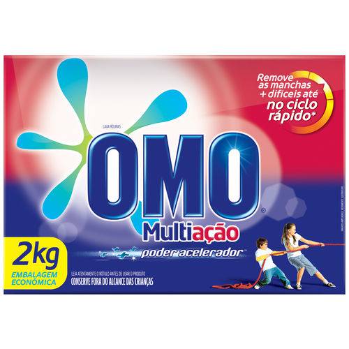 Detergente Po Omo 2kg Multiacao 9x1