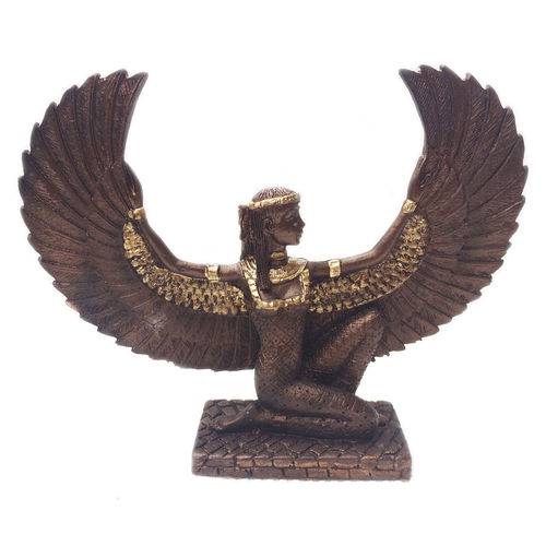 Deusa Ísis Vida Saúde Amor Egito Estátua Bronze Decoração