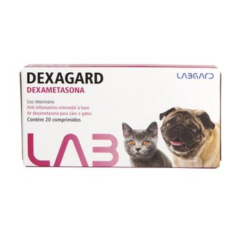 Dexagard Labgard 0,5mg P/ Cães e Gatos C/ 20 Comprimidos