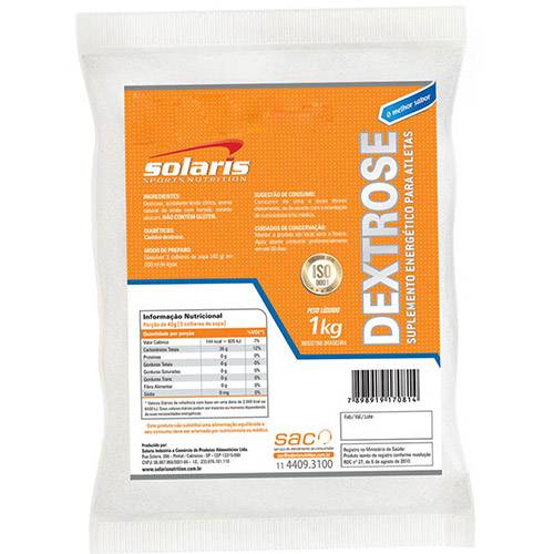 Dextrose - 1 Kg - Solaris Nutrition