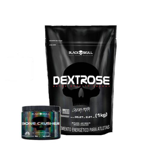 Dextrose- Black Skull- 1kg + Bone Crusher 150g!