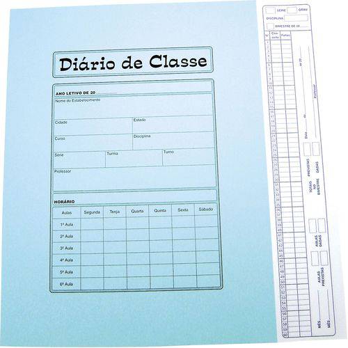 Diario de Classe Bimestral 8fls. Tamoio Pct.c/50