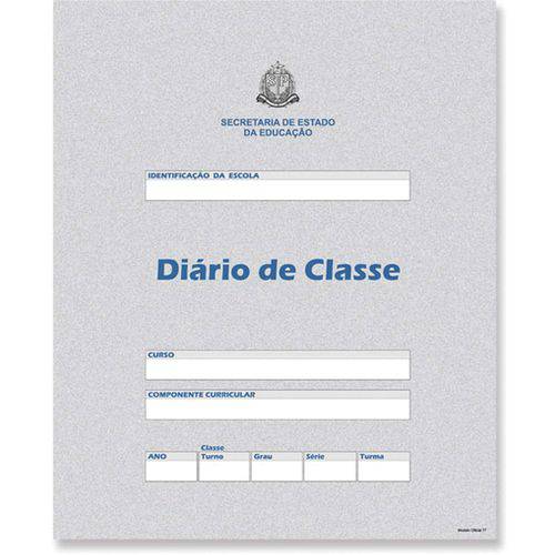 Diario de Classe Bimestral Estado Sao Paulo 8fl Unica Grafica Pct.c/10