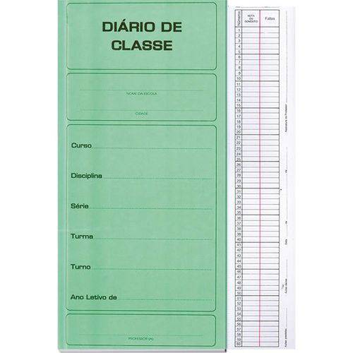 Diario de Classe Mensal 14fls Verde Pct.c/20 Sao Domingos