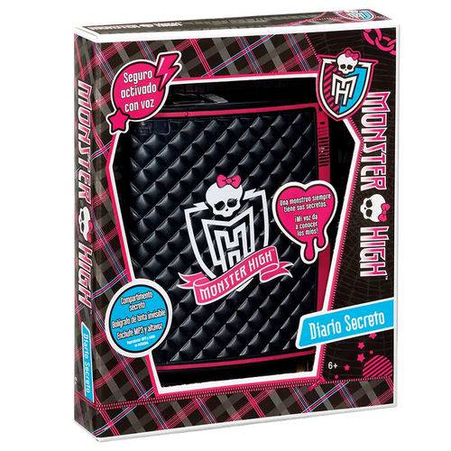 Diário Secreto Eletrônico Monster High - com Travamento Ativado por Voz - Acompanha Caneta de Tinta Invisível - Mattel