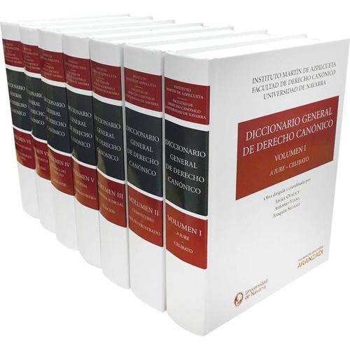 Diccionario General de Derecho Canonico - 7 Volumes