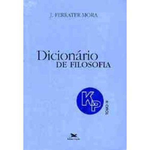 Dicionario de Filosofia - Kp Tomo III