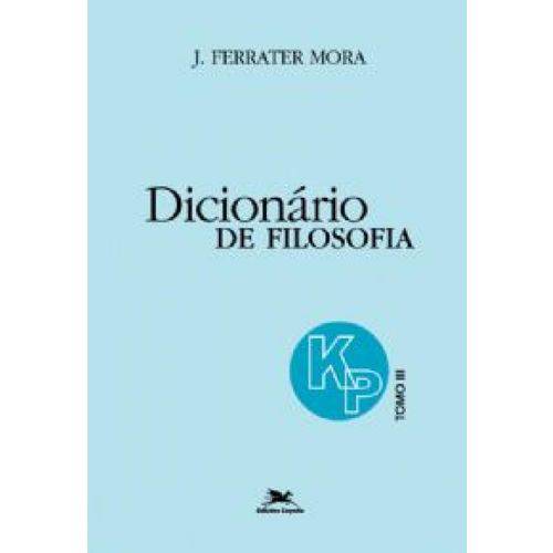 Dicionario de Filosofia - Tomo 03 Kp