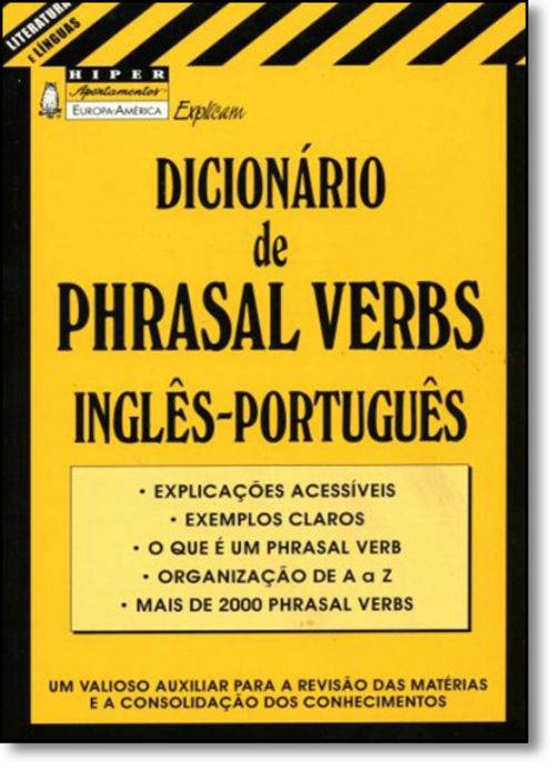 Dicionário de Pharsal Verbos Inglês-Português