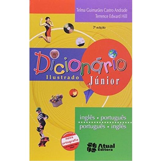 Dicionario Ilustrado Junior Ingles Portugues Vv - Atual
