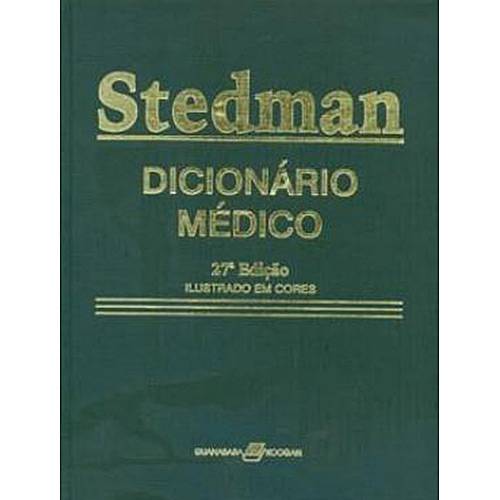 Dicionario Medico Stedman - Inglês/Português