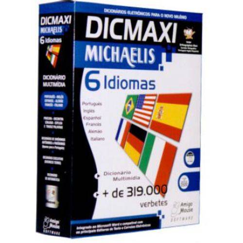 Dicmaxi Michaelis - Cd-rom 6 Idiomas