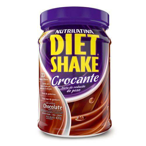 Diet Shake Funcional - 400g Crocante Chocolate - Nutrilatina