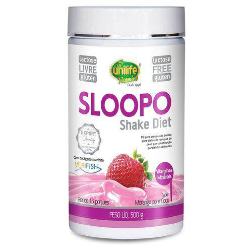 Diet Shake Sloopo Sabor Morango 500g