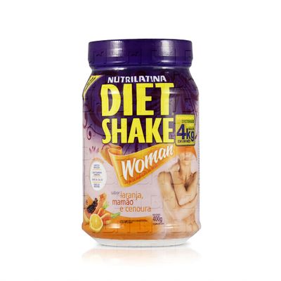 Diet Shake Woman 400g - Nutrilatina Diet Shake Woman 400g Laranja. Mamãe e Cenoura - Nutrilatina