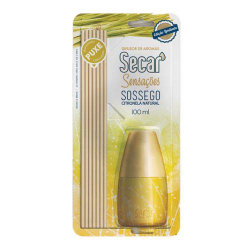 Difusor de Aroma Secar 100ml - Citronela Natural Sossego