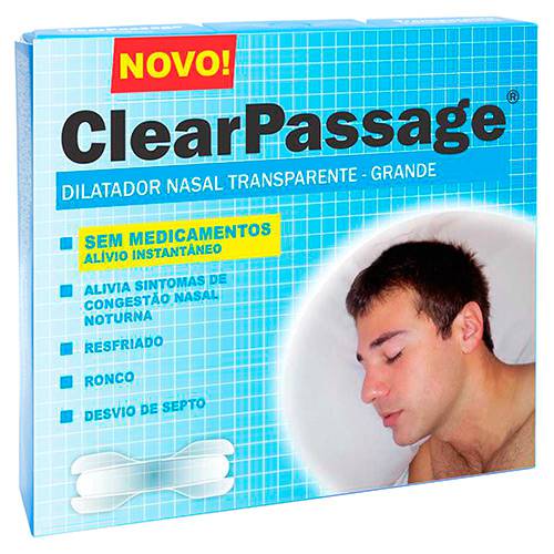 Dilatador Nasal Transparente - 9 Unidades - ClearPassage
