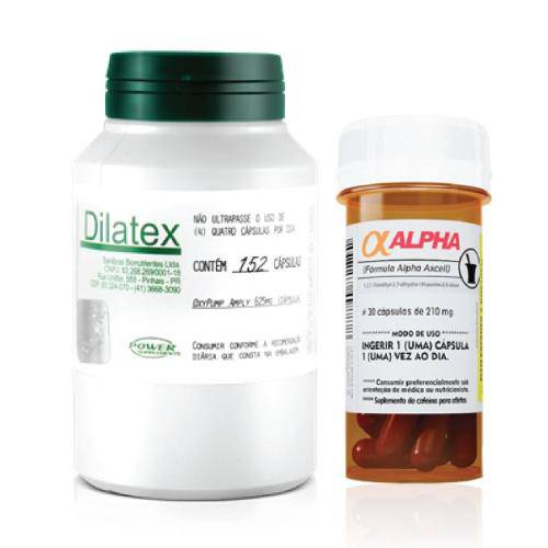 Dilatex Power Supplements + Cafeína Alpha Axcell (Grátis)