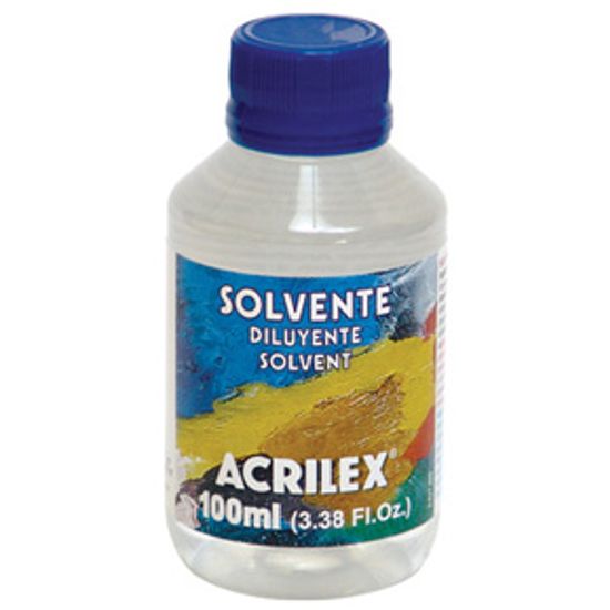Diluente Solvente 100ml - Acrilex Solvente Pet 100ml - Acrilex