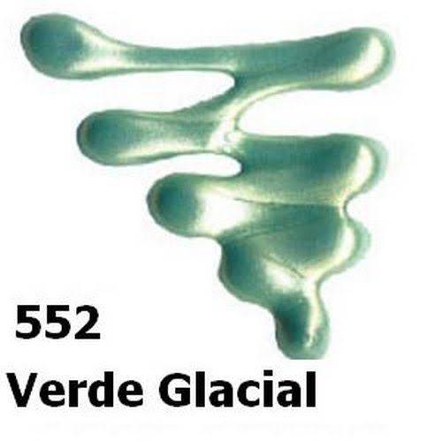 Dimensional Relevo 3d Color Metallic 35ml Acrilex Verde Glacial 552