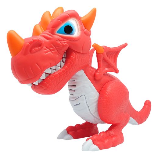 Dino Junior Megasaur Dragão Vermelho - Fun Divirta-se