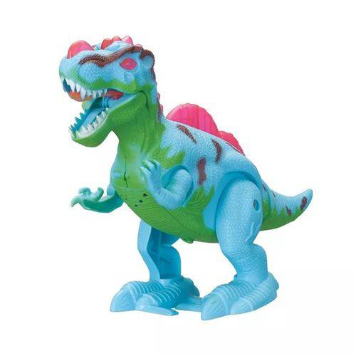 Dinossauro Alossauro com Som, Luz e Movimento Brinquedo Eletrônico